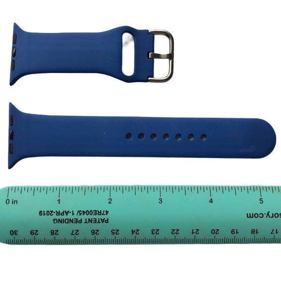 5/$20 NEW Blue Silicone Sport Band Apple Watch 44/45/49 mm M/L - Picture 6 of 9